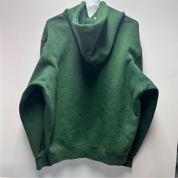 Russell Athletic Green Michigan State Spellout Hoodie Size Large - Picture 2 of 4